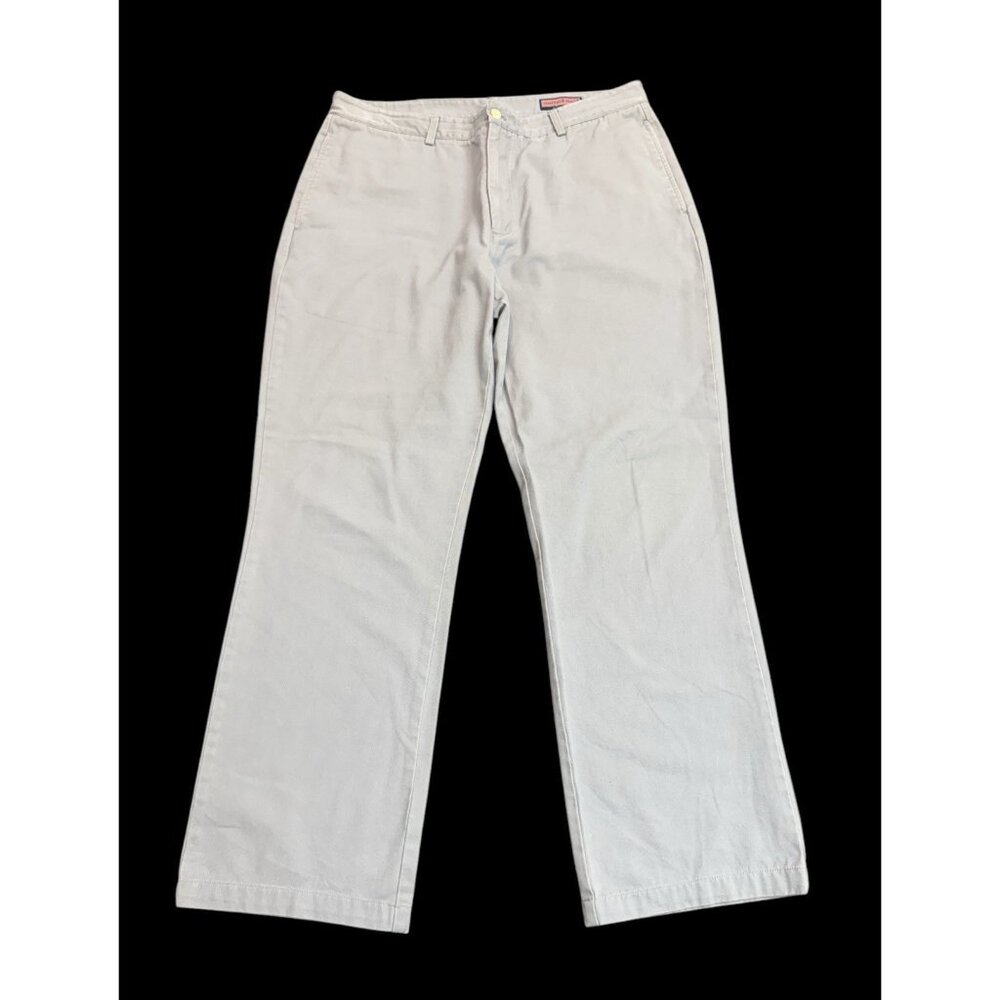 Vineyard Vines By Shep & Ian Men’s 38x32 Blue Gray Club Pants Flat Front Chino